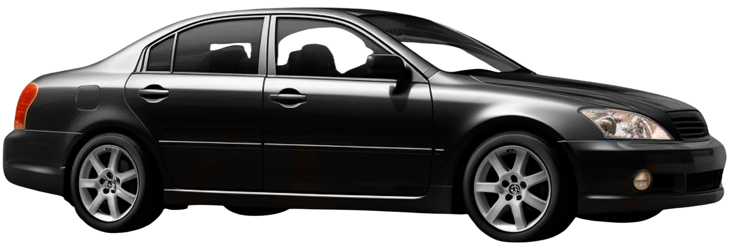 Black sedan